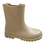 Igor Stivali tinta unita In Gomma Beige per Bambina W10274X BEIGE IGOR 