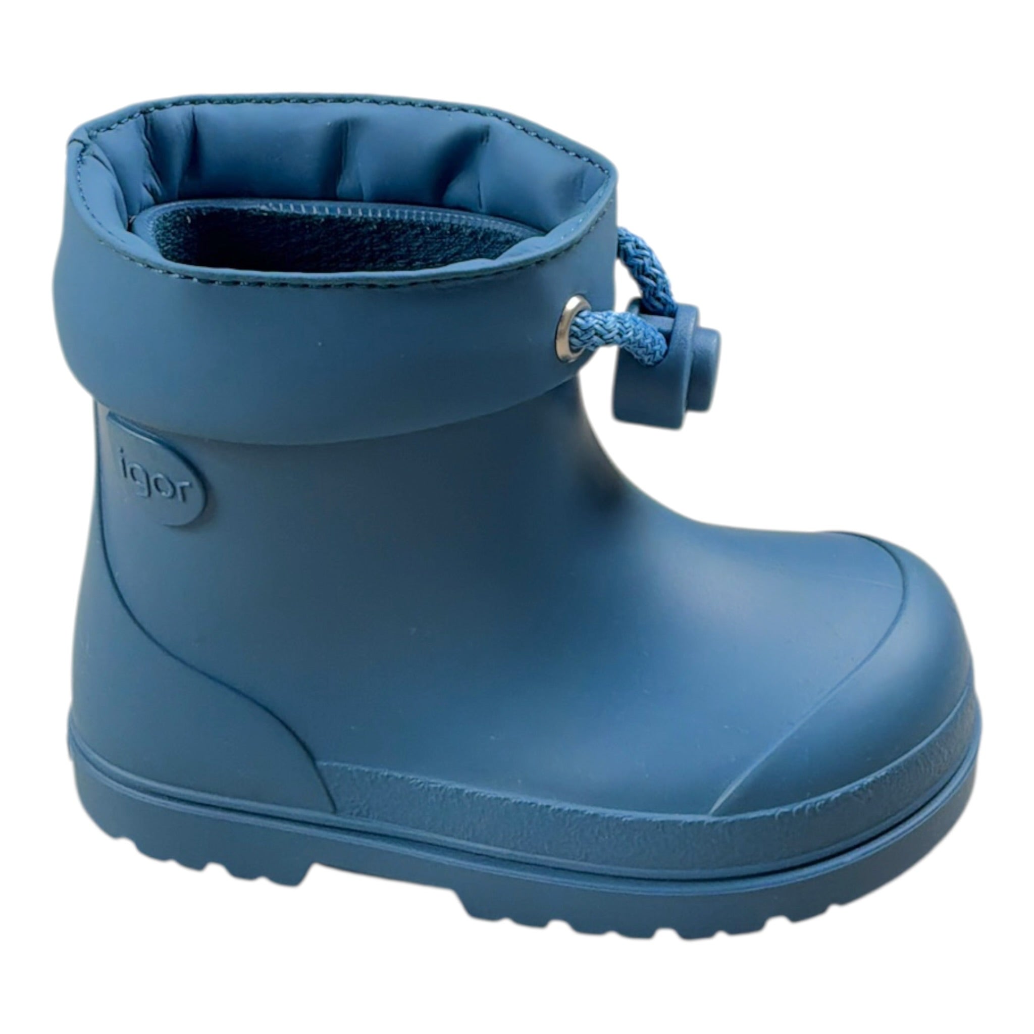 Igor Stivali tinta unita In Gomma Azzurro per Bambina W10305X AZZURRO IGOR 