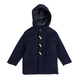 Il Gufo Cappotto tinta unita con Cappuccio Blu per Bambino A23GP309M0138 BLU IL GUFO 