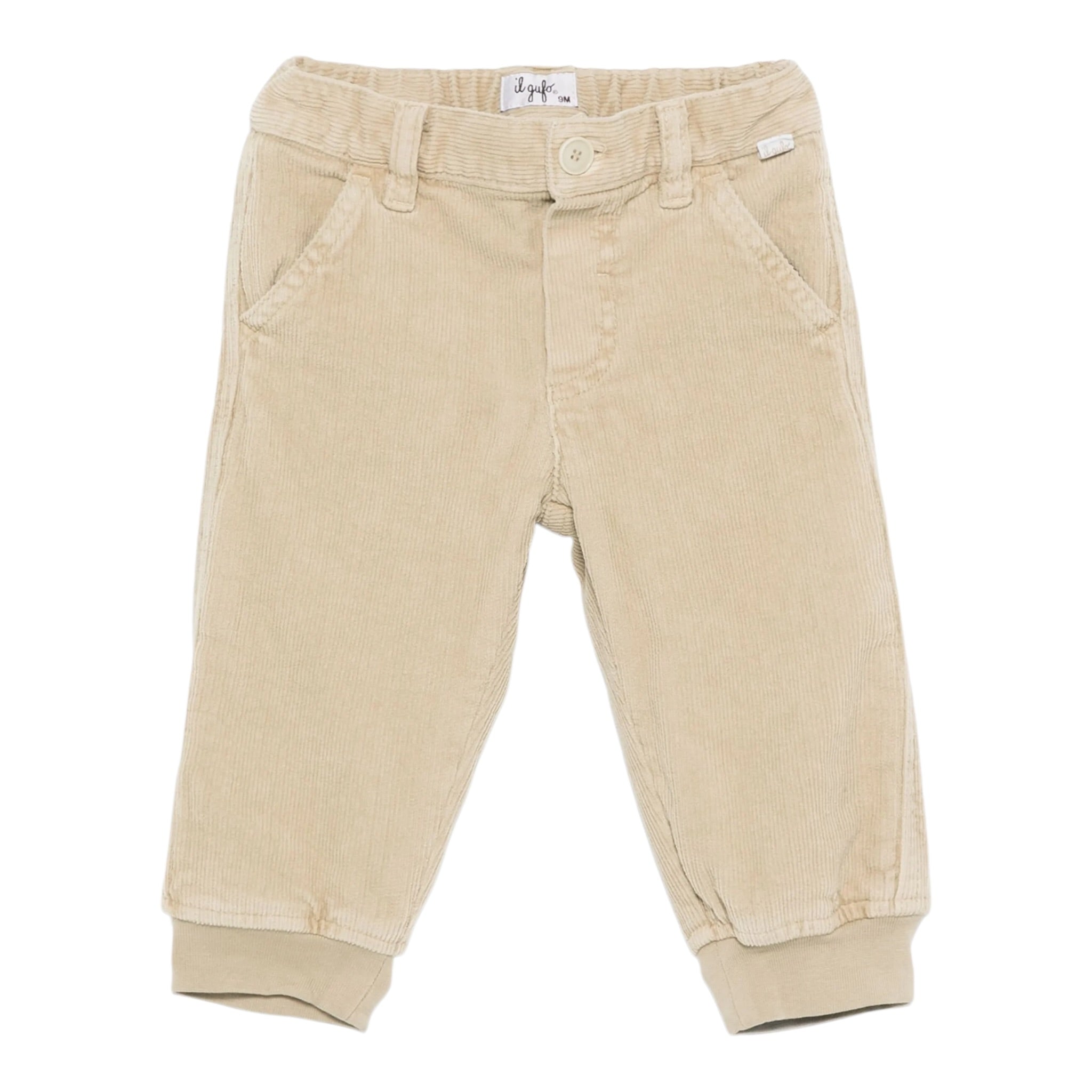 Il Gufo Pantalone tinta unita Beige per Neonato A24PL050V6019 BEIGE IL GUFO 