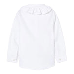 Il Gufo Camicia Manica Lunga Tint Unita Bianco per Bambina A25GCL0002C0052J BIANCO IL GUFO 