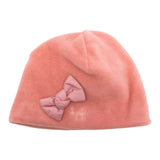 Il Gufo Cappello Tnta Unita con Fiocco Rosa per Bambina A25GEO0012M0108 ROSA IL GUFO 