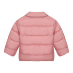 Il Gufo Giubbino tinta unita con Zip E Colletto Rosa per Neonata A25GGM0026NN106 ROSA IL GUFO 