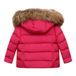 Il Gufo Giubbino tinta unita con Cappuccio E Zip Fuxia per Bambina A25GGM007N0108J FUXIA IL GUFO 