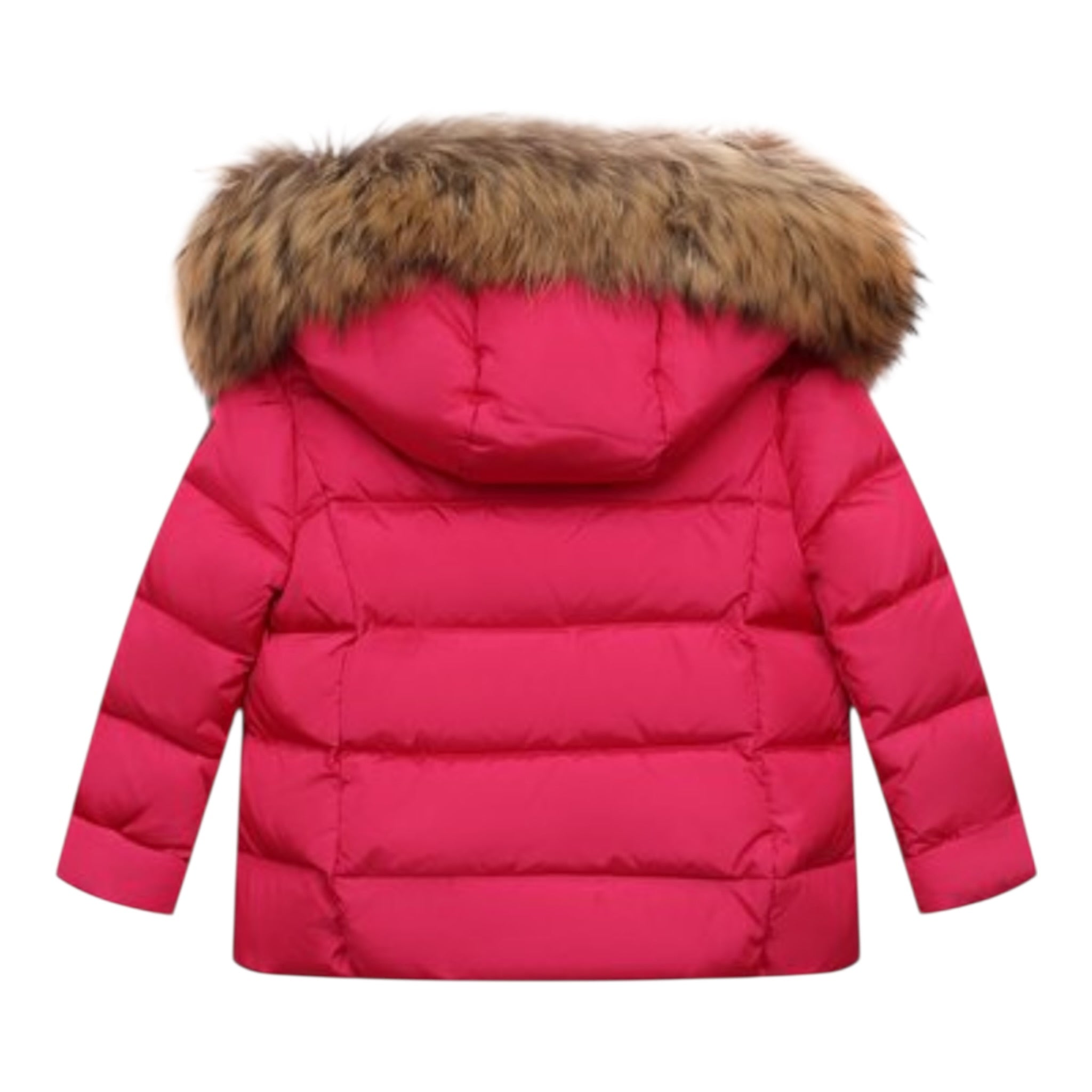 Il Gufo Giubbino tinta unita con Cappuccio E Zip Fuxia per Bambina A25GGM007N0108J FUXIA IL GUFO 