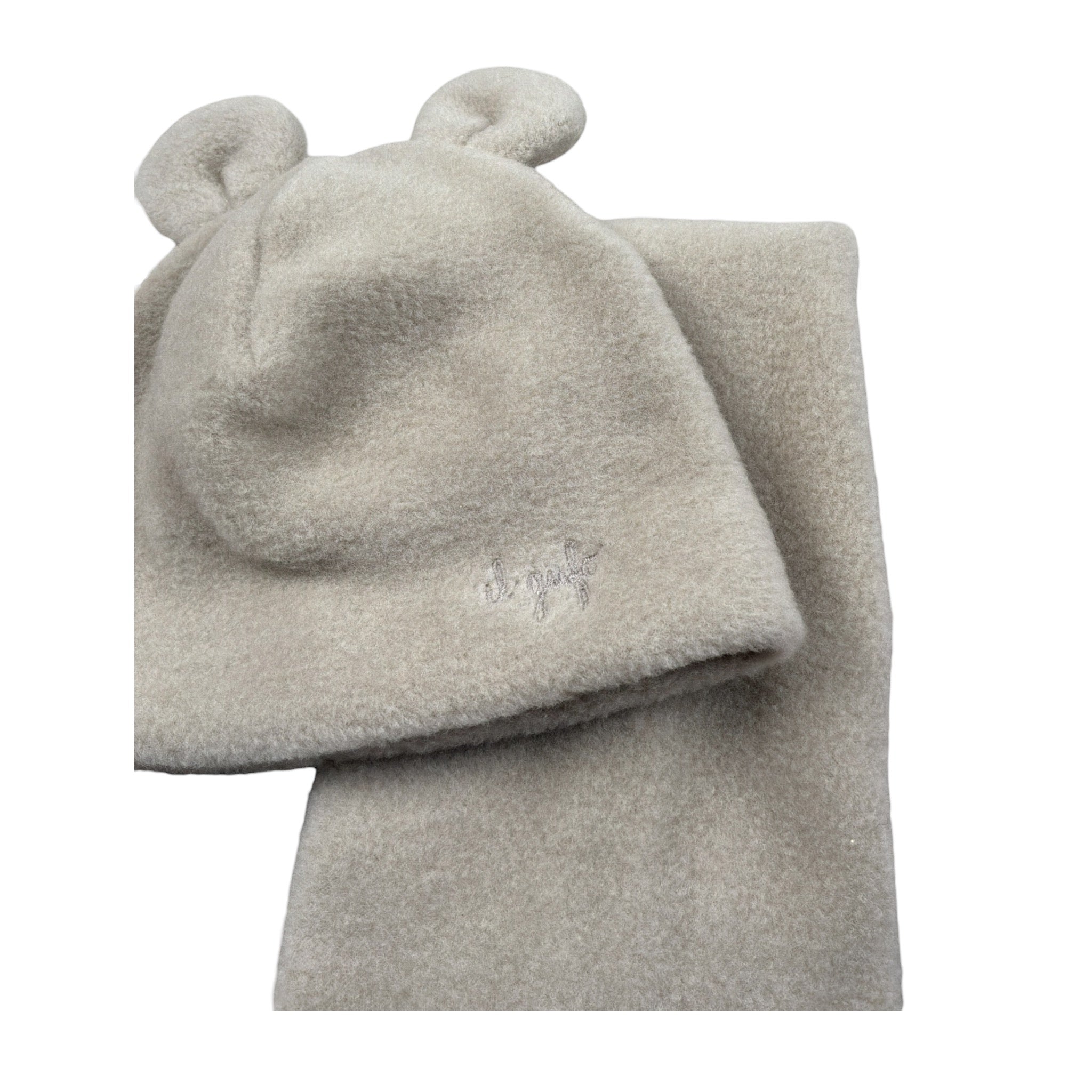 Il Gufo Set Cappello-Sciarpa tinta unita Sabbia per Neonata A25GHS0001M0108 SABBIA IL GUFO 