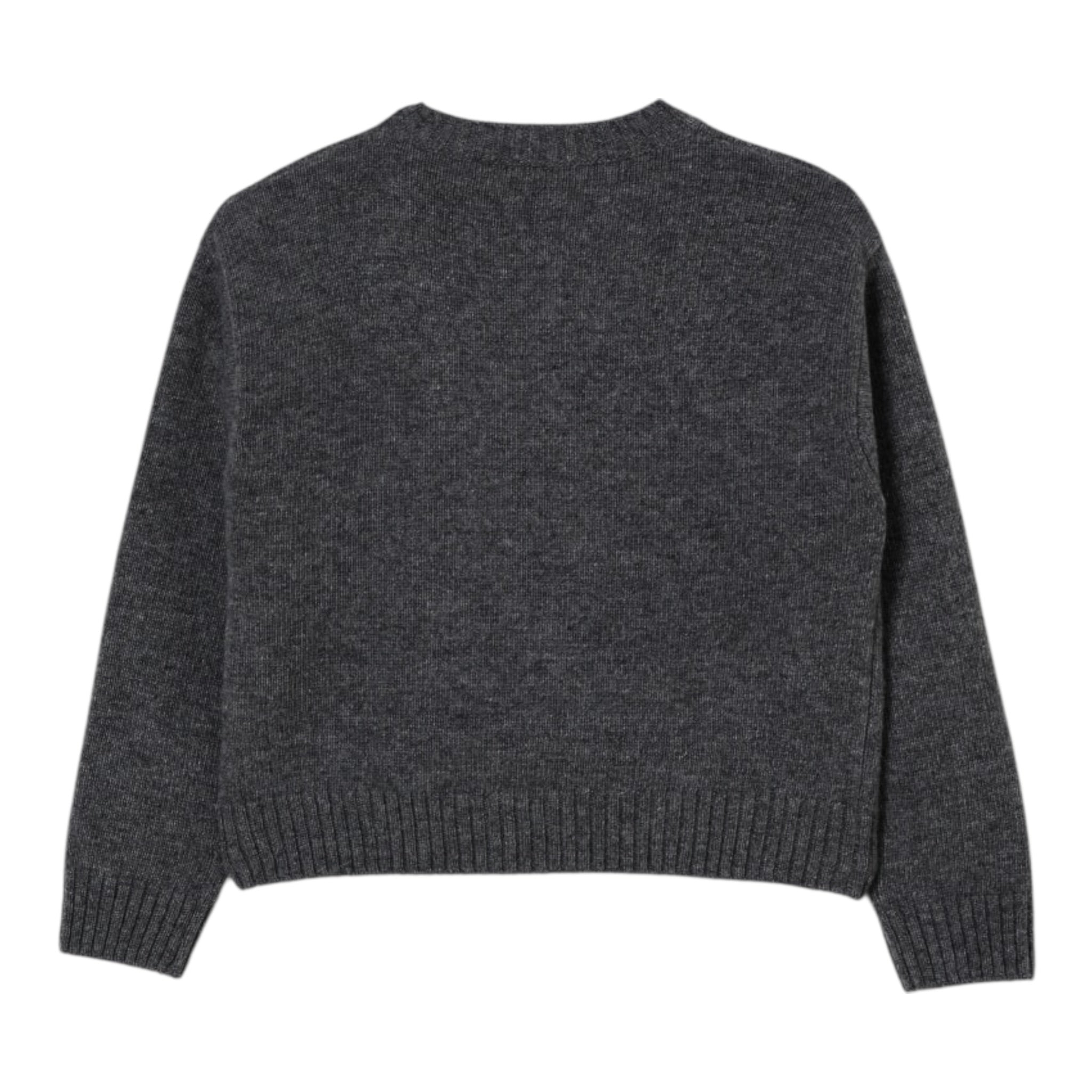 Il Gufo Maglia tinta unita con Stampa Grigio per Neonata A25GMA0006EM220 GRIGIO IL GUFO 