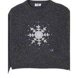 Il Gufo Maglia tinta unita con Stampa Grigio per Neonata A25GMA0006EM220 GRIGIO IL GUFO 