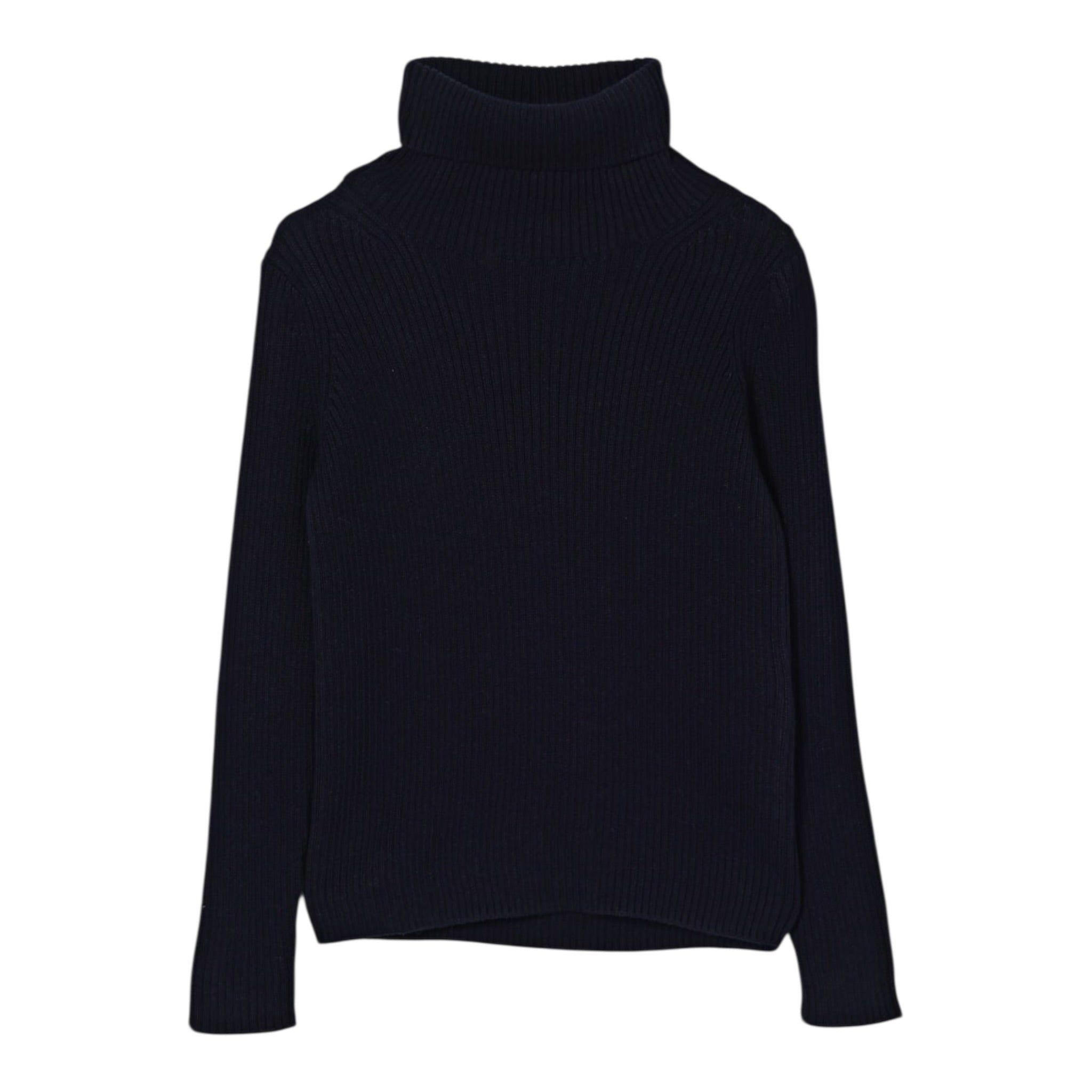 Il Gufo Maglia tinta unita Collo Alto Blu per Bambina A25GMA0015EM109 BLU IL GUFO 