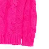 Il Gufo Maglia tinta unita Girocollo Fuxia per Bambina A25GMA0016EM913 FUXIA IL GUFO 
