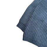 Il Gufo Maglia Girocollo tinta unita con Ricami Blu per Bambino A25GMA0019EM223 BLU IL GUFO 