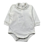 Il Gufo Body Manica Lunga tinta unita Bianco per Neonata A25GMB0002MF002 BIANCO IL GUFO 