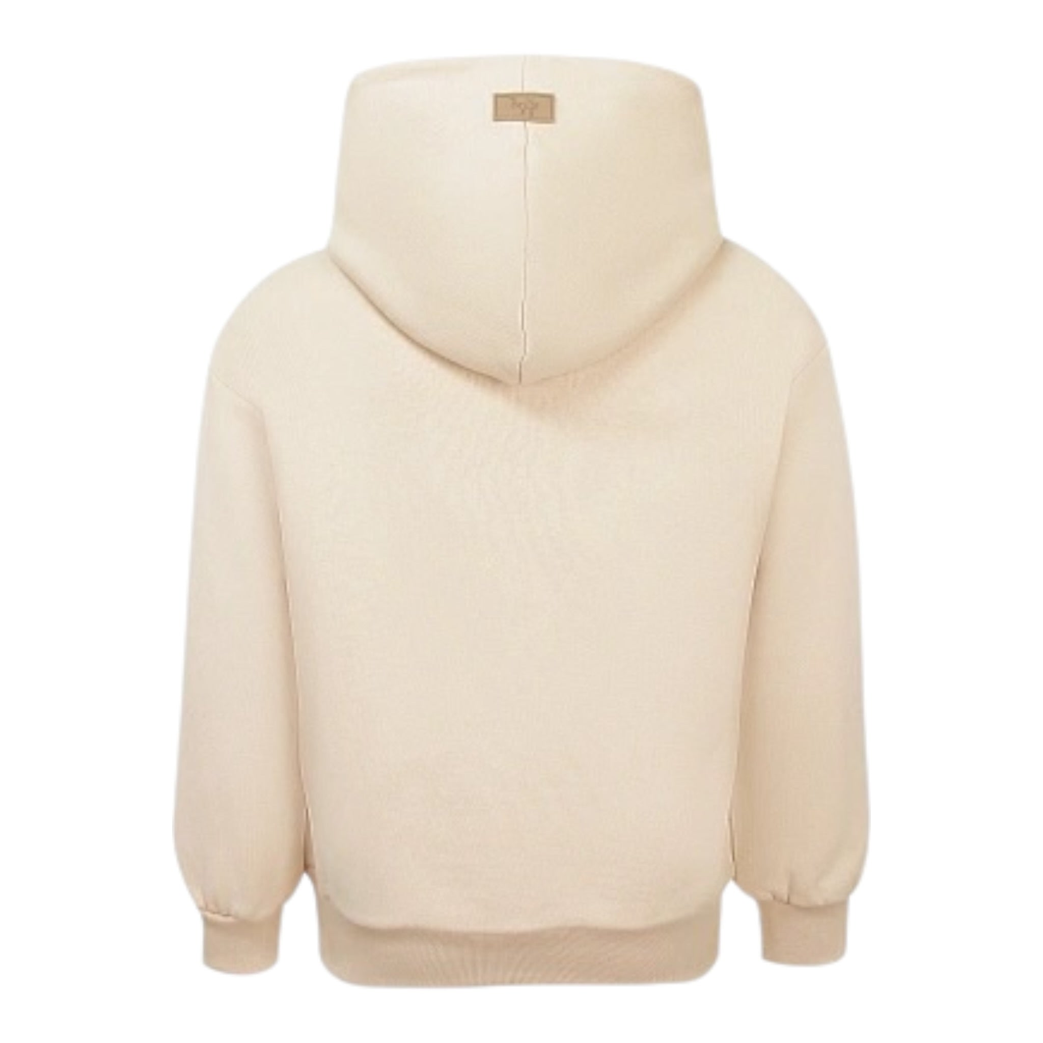 Il Gufo Felpa tinta unita con Cappuccio E Stampa Beige per Bambino A25GMF0007M0107 BEIGE IL GUFO 