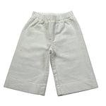 Il Gufo Pantalone tinta unita Modello Palazzo Bianco per Neonata A25GPL0004V6012 BIANCO IL GUFO 