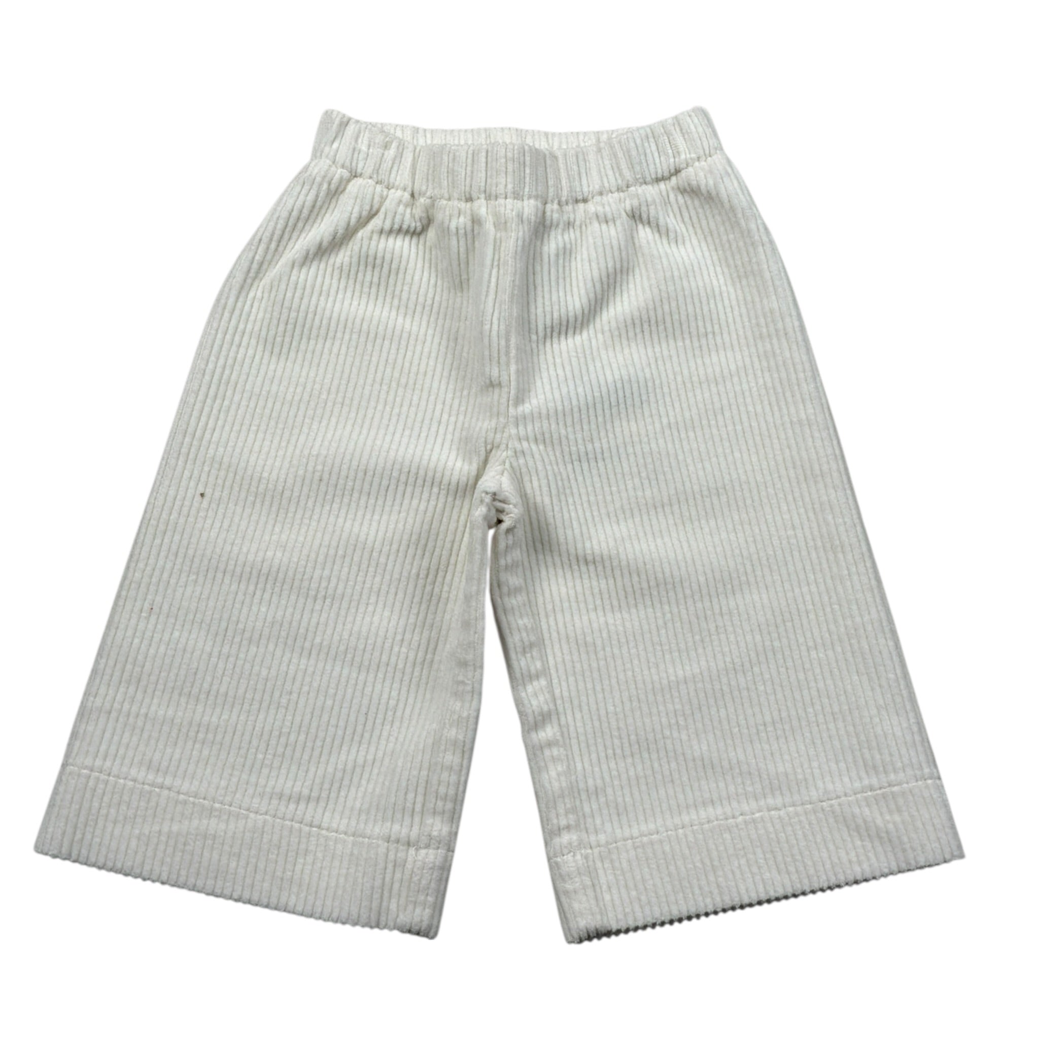 Il Gufo Pantalone tinta unita Modello Palazzo Bianco per Neonata A25GPL0004V6012 BIANCO IL GUFO 