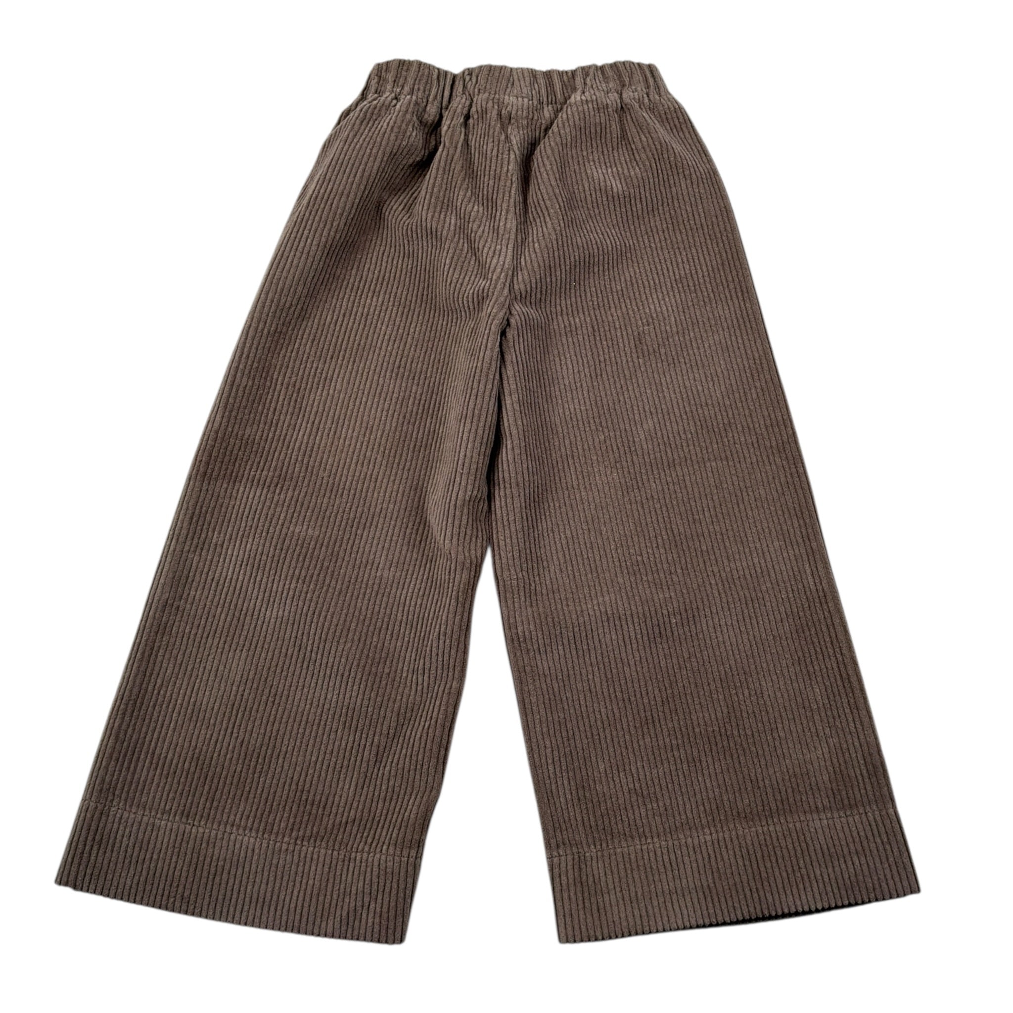 Il Gufo Pantalone tinta unita Modello Palazzo Marrone per Neonata A25GPL0004V6012 MARRONE IL GUFO 