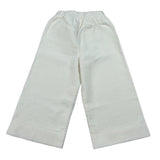 Il Gufo Pantalone tinta unita Modello Palazzo Panna per Neonata A25GPL0004V6012X PANNA IL GUFO 