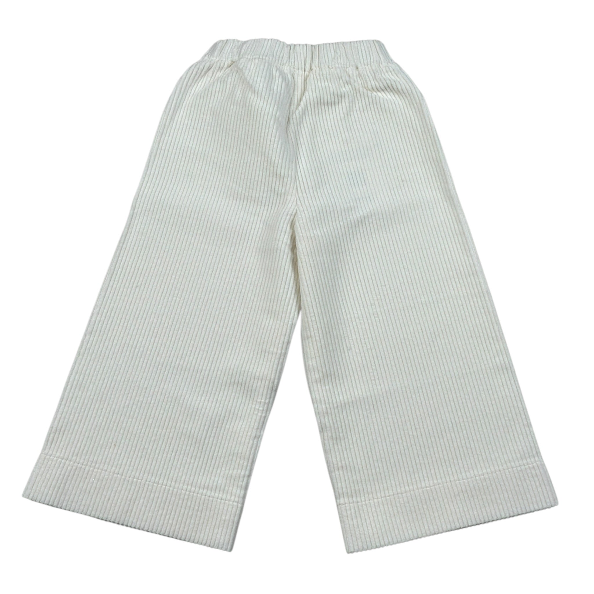 Il Gufo Pantalone tinta unita Modello Palazzo Panna per Neonata A25GPL0004V6012X PANNA IL GUFO 