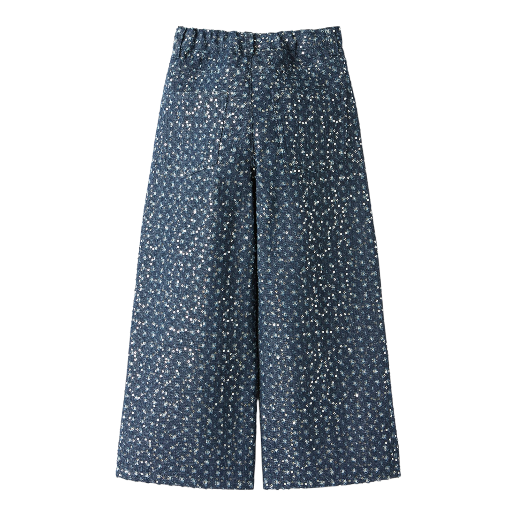 Il Gufo Jeans tinta unita con Paillettes Blu per Bambina A25GPL0025J5000 BLU IL GUFO 