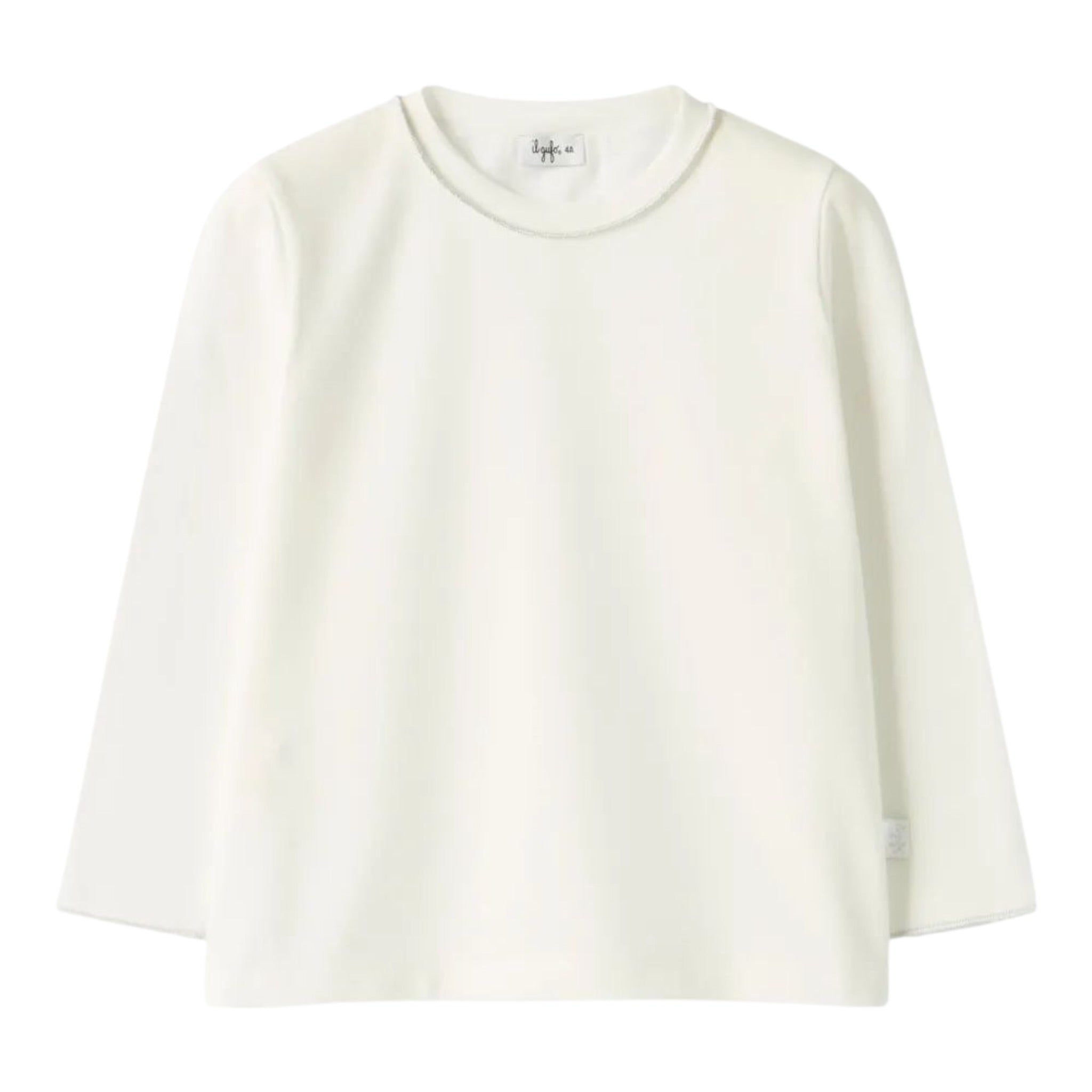 Il Gufo Shirt tinta unita Bianco per Bambina A25GTA0015MF003 BIANCO IL GUFO 