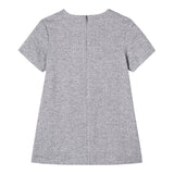 Il Gufo Abito Mezza Manica tinta unita Grigio per Neonata A25GVM0001W0065 GRIGIO IL GUFO 