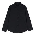 Il Gufo Camicia tinta unita con Taschino Blu per Bambino COACL049MF002 BLU IL GUFO 