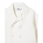 Il Gufo Cardigan tinta unita Doppiopetto Panna per Neonato L01XGF0004EM109 PANNA IL GUFO 