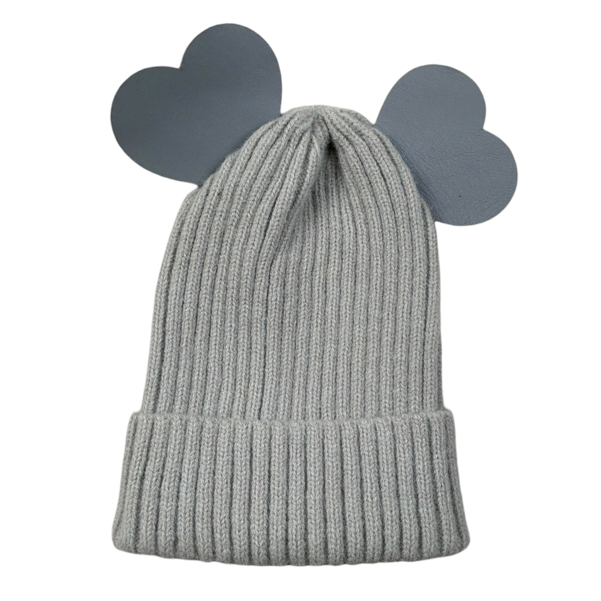 Illytrilly Cappello tinta unita con Orecchie Grigio per Neonata DMDM GRIGIO ILLYTRILLY 