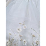 Isabel & Martinez Abito Cerimonia Bicolore con Tulle Bianco per Bambina IM22B70J BIANCO ISABEL & MARTINEZ 
