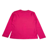 Italian Brainrot Shirt tinta unita Girocollo con Stampa Fuxia per Bambina F5IBJGTH009 FUXIA ITALIAN BRAINROT 