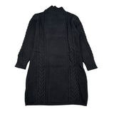 Janice Abito Manica Lunga Collo Alto Nero per Bambina JN561R NERO JANICE 