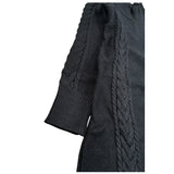 Janice Abito Manica Lunga Collo Alto Nero per Bambina JN561R NERO JANICE 