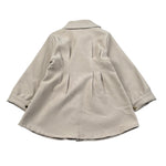 Janice Abito Manica Lunga tinta unita Beige per Bambina JN639N BEIGE JANICE 