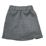 Janice Gonna tinta unita con Brillantini Grigio per Bambina JN952B GRIGIO JANICE 