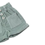 Janice Short tinta unita con Elastico In Vita Verde Acqua per Neonata JN969N VERDE ACQUA JANICE 