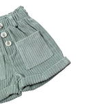Janice Short tinta unita con Elastico In Vita Verde Acqua per Neonata JN969N VERDE ACQUA JANICE 