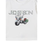 Jeckerson Shirt Girocollo tinta unita con Stampa Bianco per Neonato JB5002W25N BIANCO JECKERSON 