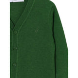 Jeckerson Cardigan tinta unita Verde per Bambino JB5003W25 VERDE JECKERSON 