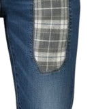 Jeckerson Jeans tinta unita con Toppe Blu per Bambino JB5008W25 BLU JECKERSON 