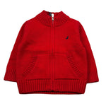 Jeckerson Maglia con Zip tinta unita Rosso per Neonato JN4260 ROSSO JECKERSON 