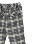 Jeckerson Pantalone Bicolore con Fantasia A Quadri Grigio per Bambino JN4814W25J GRIGIO JECKERSON 