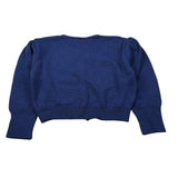 Jesurum Cardigan tinta unita con Bottoni Blu per Bambina 090230 BLU JESURUM 