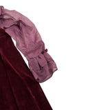 Jesurum Abito Manica Lunga Velata In Velluto Bordeaux per Bambina FENICE BORDEAUX JESURUM 