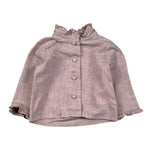 Jesvrvm Camicia tinta unita con Colletto Rosa per Neonata COLOMBA ROSA JESVRVM 
