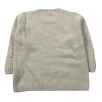 J.O. Milano Maglia Girocollo tinta unita con Ricami Beige per Neonato 563A3 BEIGE J.O. MILANO 
