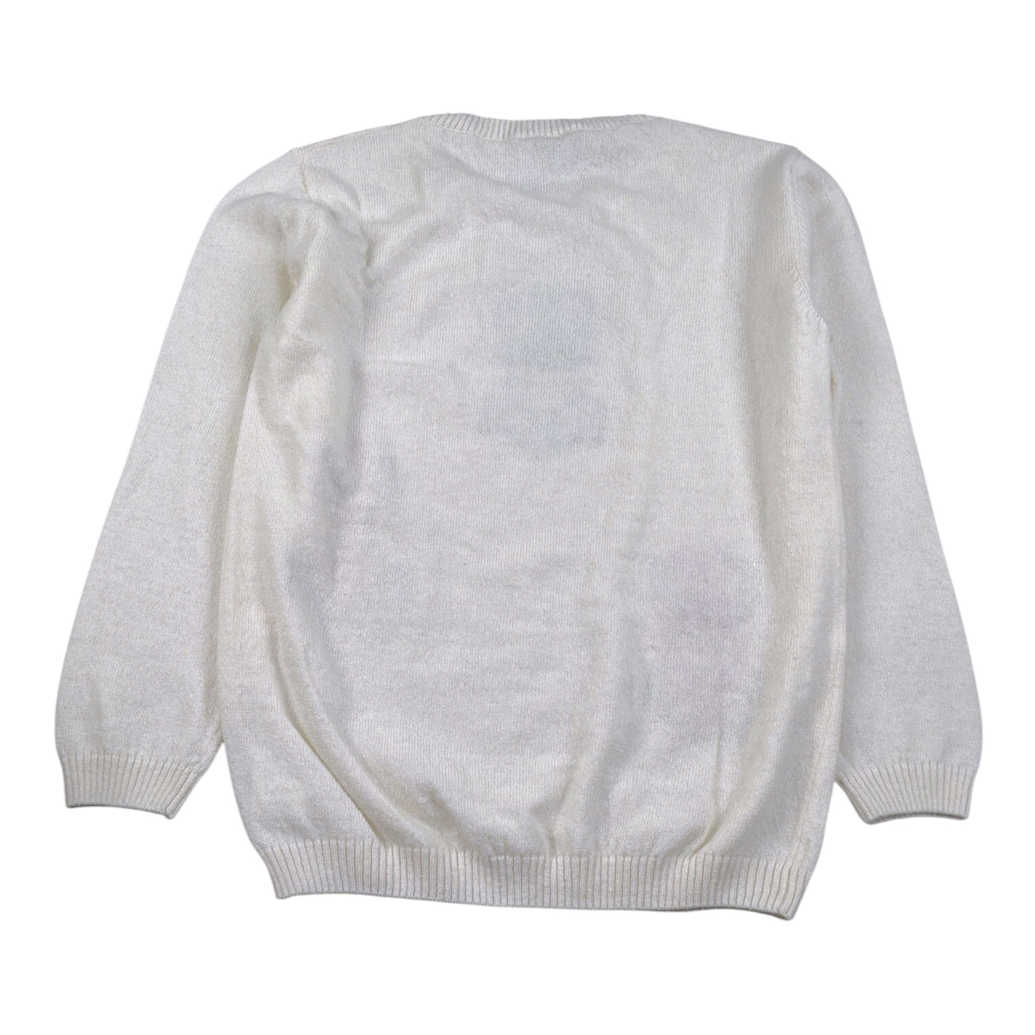 J.O. Milano Maglia tinta unita con Stampa Panna per Bambino 563F4J PANNA J.O. MILANO 