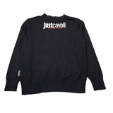 Just Cavalli Cardigan tinta unita con Logo Nero per Bambino JBA26105CD NERO JUST CAVALLI 