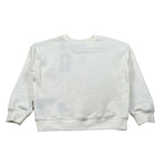 Just Cavalli Felpa Chiusa Girocollo tinta unita con Stampa Panna per Bambino JGA260 PANNA JUST CAVALLI 