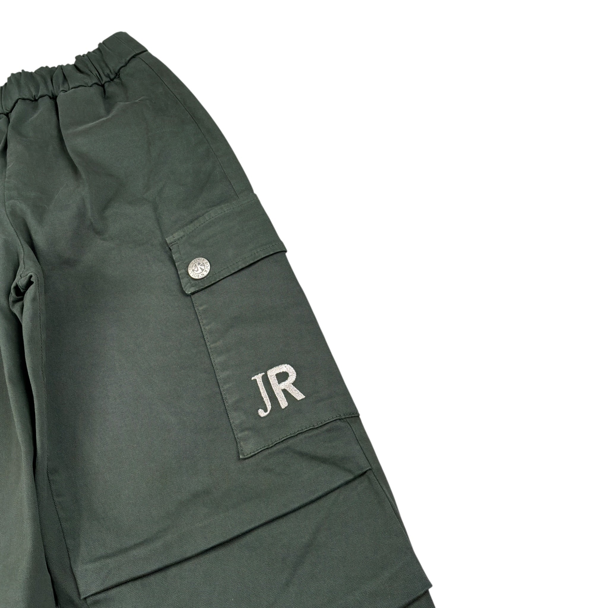 John Richmond Pantalone tinta unita con Elastico In Vita Verde per Bambino JUFJFJ VERDE JOHN RICHMOND 