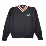 Cesare Paciotti Maglia tinta unita con Scollo A V Nero per Bambino MGP6301J NERO CESARE PACIOTTI 